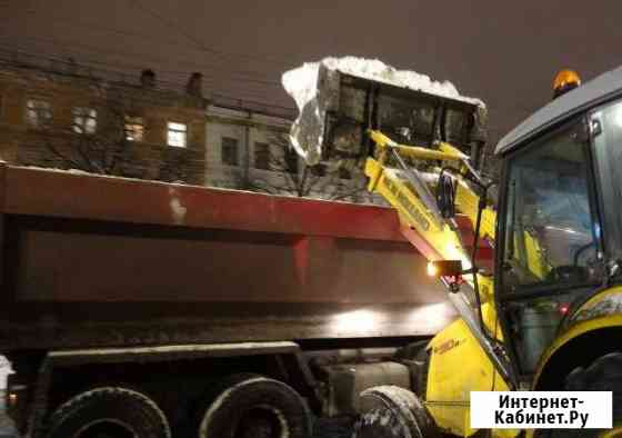 Вывоз снега, уборка территории Санкт-Петербург