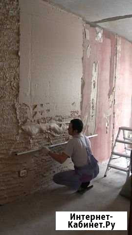 Штукатурка ручного нанесения под обои Казань - изображение 1