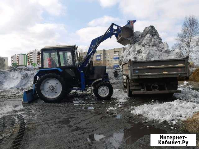 Услуги погрузчика вывоз снега,мусора,планировка те Анжеро-Судженск - изображение 1