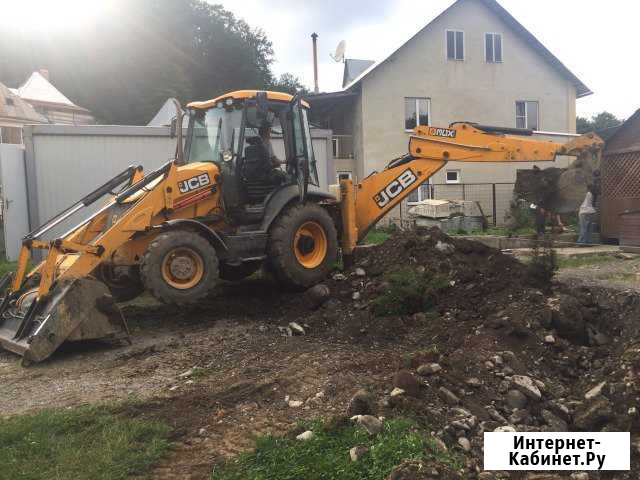 Услуги экскаватора-погрузчика JCB (гидромолот) Сочи - изображение 1