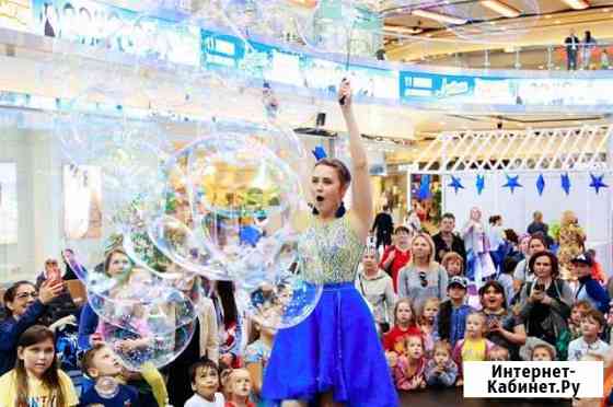 Шоу мыльных пузырей. Аниматоры Санкт-Петербург