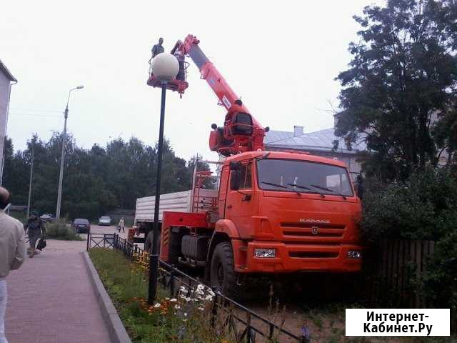 Кран манипуляторы 8 тонн 20 метров автовышка Великий Устюг - изображение 1