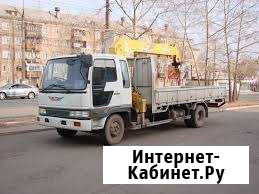 Услуги манипулятор аренда кран грузоперевозки 5т Набережные Челны - изображение 1