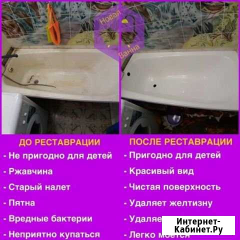 Реставрация Ванн. Новая ванна. Ремонт Ванн Стерлитамак - изображение 1