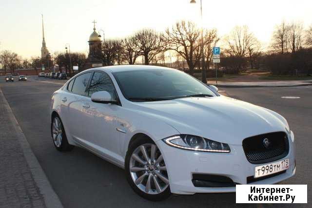 Аренда, прокат, авто Jaguar, Ягуар XF с водителем Санкт-Петербург - изображение 1