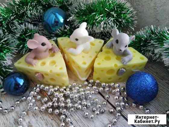 Мыло новогоднее. Символ года. Мышки. Подарок Екатеринбург