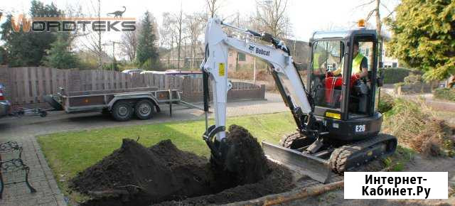 Услуги мини-экскаватора Bobcat Е16 Шексна - изображение 1