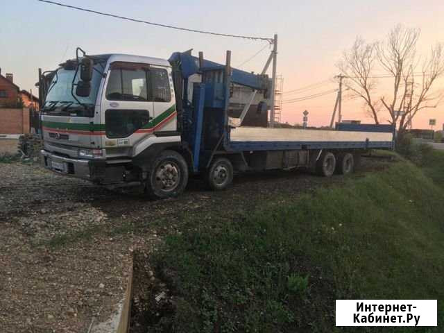 Перевозки манипулятором эвакуатор 12 т кузов 9,5 м Краснодар - изображение 1