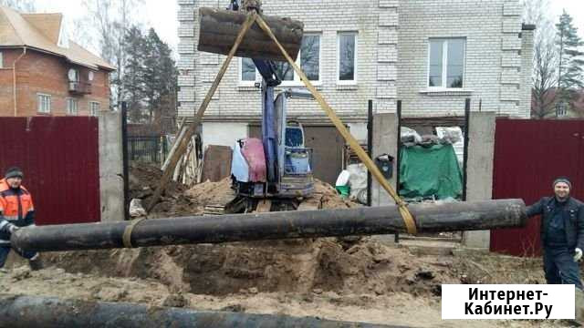 Аренда, услуги миниэкскаватора, ямобур Петергоф - изображение 1