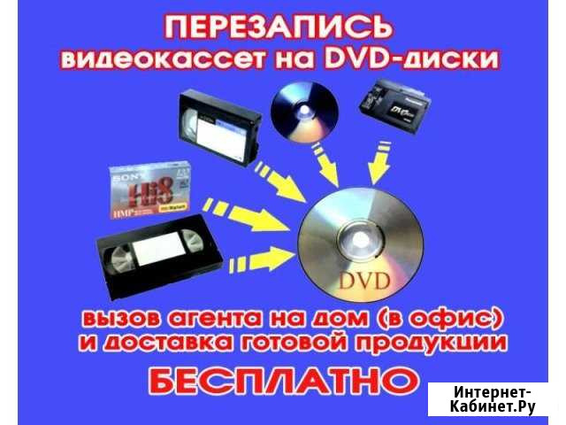 Оцифровка (перезапись) видео и аудио кассет Оренбург - изображение 1