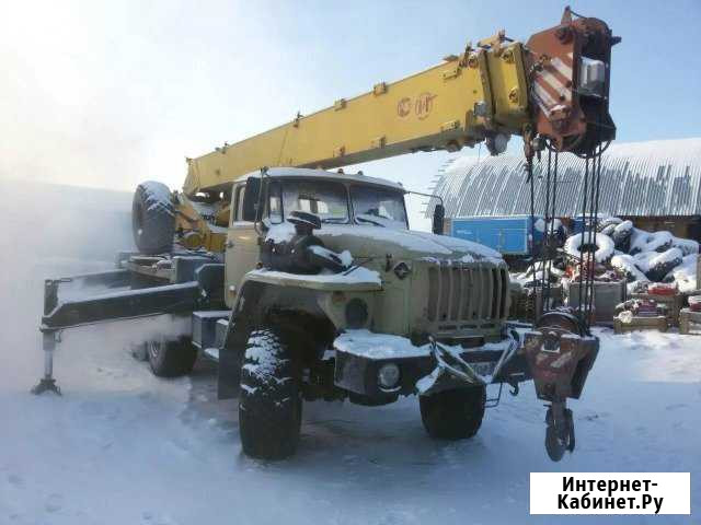 Услуги автокрана Урал 16тонн 18 метров Алдан - изображение 1