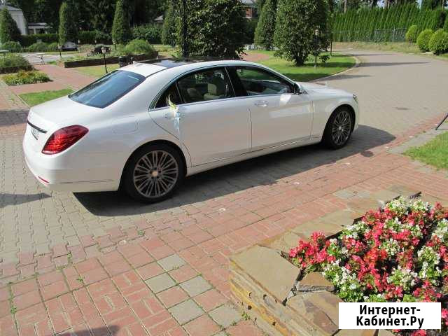 Аренда с водителем Мерседес S-класса W222,белый Москва - изображение 1
