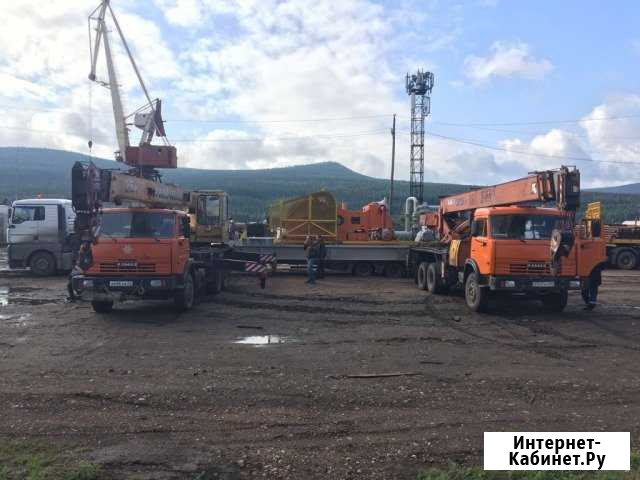 Услуги автокрана 25 тонн, грузооперевозки п/прицеп Усть-Кут - изображение 1