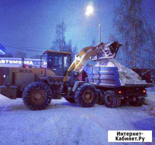 Расчистка территории от снега. Вывоз снега Нижний Новгород