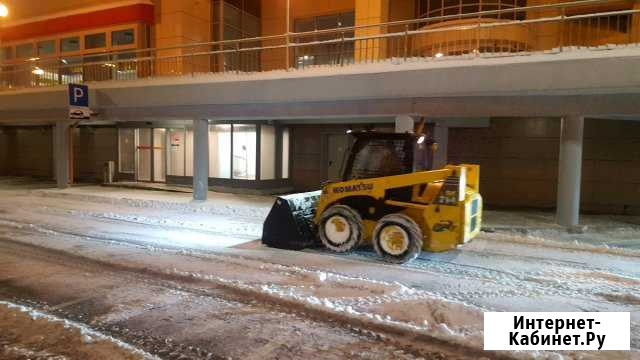Мини погрузчик в аренду,уборка снега,ковш для снег Архангельск - изображение 1