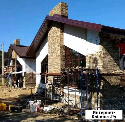 Водопад кладка камня природный камень облицовка ка Краснодар - изображение 1