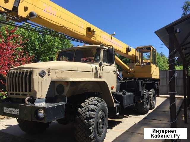 Аренда авто кран Челябинец 25т Пушкино - изображение 1