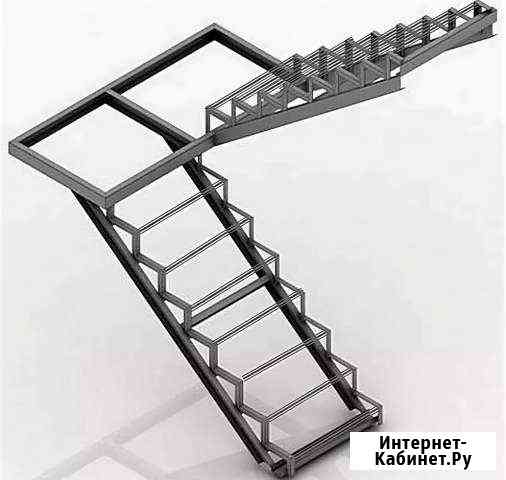 Лестницы с перилами под ключ Саратов