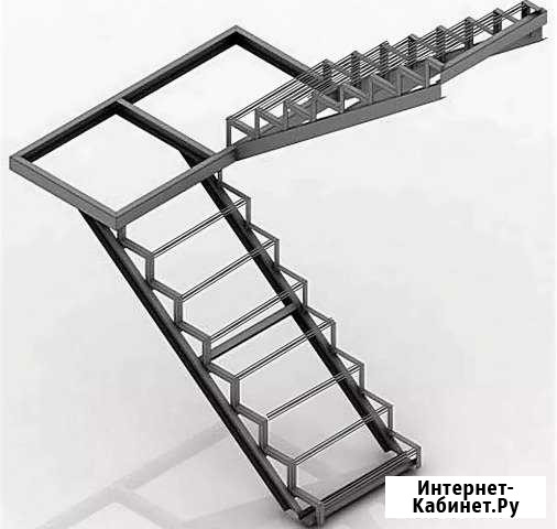 Лестницы с перилами под ключ Саратов - изображение 1