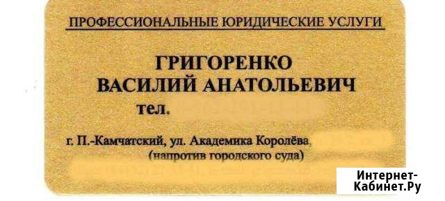 Профессиональные юридические услуги Петропавловск-Камчатский - изображение 1