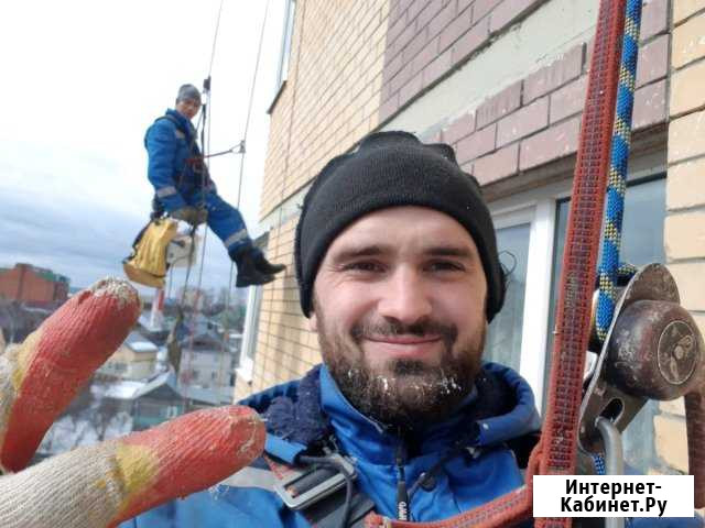 Промальп. Промышленный альпинист. Установка Водост Владимир - изображение 1