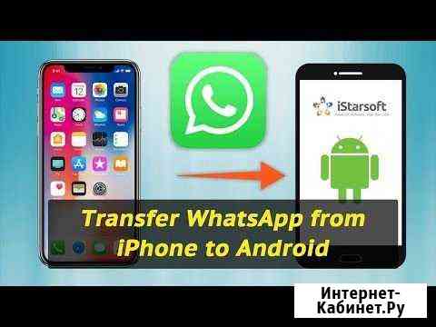 Перенос чатов WhatsApp с iPhone на Android Москва