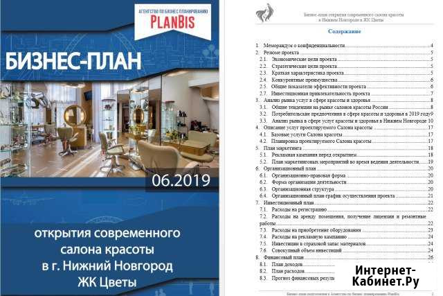 Бизнес-план любой сложности, индивидуальный подход Нижний Новгород - изображение 1