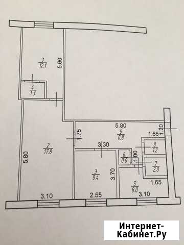 3-комнатная квартира, 64 м², 4/4 эт. на продажу в Куркино Куркино - изображение 1