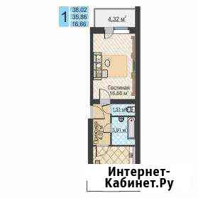 1-комнатная квартира, 38 м², 4/5 эт. на продажу в Салавате Салават