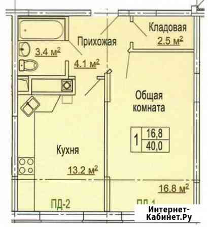 1-комнатная квартира, 40 м², 1/3 эт. на продажу в Дмитрове Дмитров