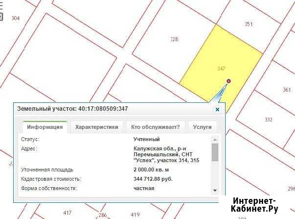 Участок СНТ, ДНП 20 сот. на продажу в Калуге Калуга - изображение 1