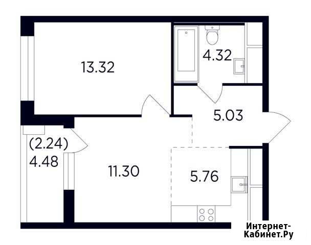 2-комнатная квартира, 42 м², 7/25 эт. на продажу в Одинцово Одинцово - изображение 1