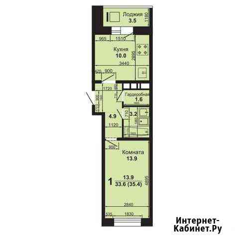 1-комнатная квартира, 35.2 м², 10/10 эт. на продажу в Коврове Ковров