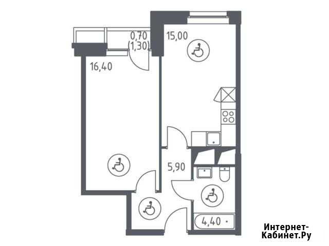 1-комнатная квартира, 42.4 м², 10/32 эт. на продажу в Красногорске Московской области Красногорск - изображение 1