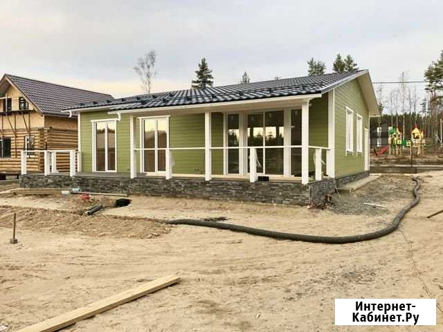Дом 130 м² на участке 8 сот. на продажу в Песочном Песочное - изображение 1