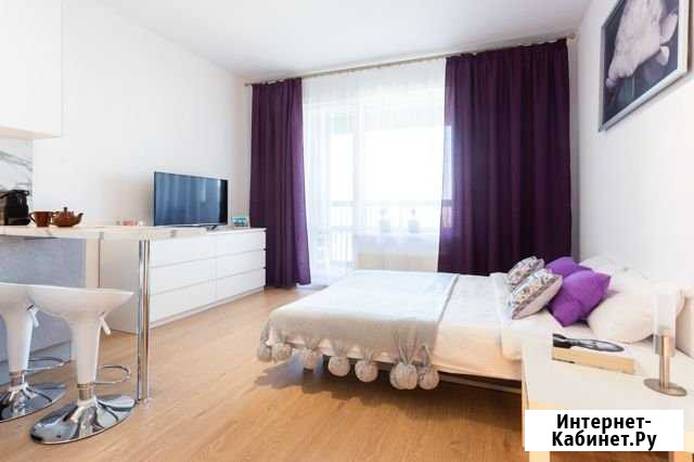 Квартира-студия, 35 м², 14/18 эт. в аренду посуточно в Санкт-Петербурге Санкт-Петербург - изображение 1