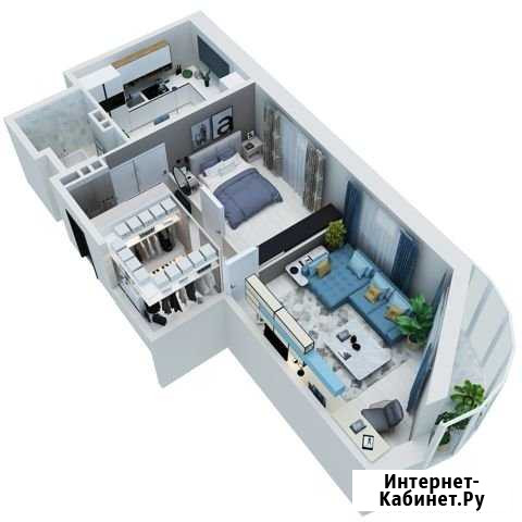 2-комнатная квартира, 66.3 м², 4/19 эт. на продажу в Перми Пермь - изображение 1