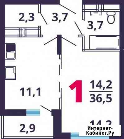 1-комнатная квартира, 36.6 м², 11/17 эт. на продажу в Домодедово Домодедово
