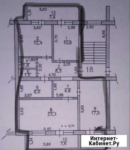 3-комнатная квартира, 107 м², 3/5 эт. на продажу в Геленджике Геленджик - изображение 1