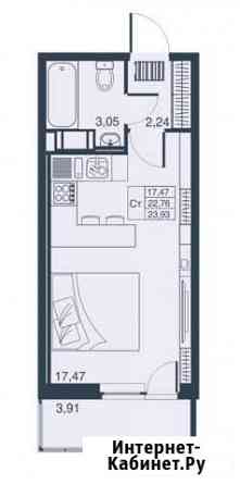 Квартира-студия, 22.8 м², 13/19 эт. на продажу в Мурино Мурино