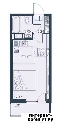 Квартира-студия, 22.8 м², 13/19 эт. на продажу в Мурино Мурино - изображение 1
