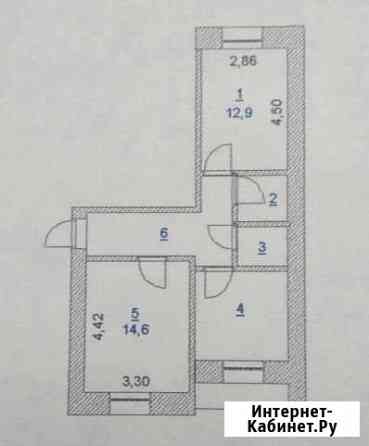 2-комнатная квартира, 47 м², 3/5 эт. на продажу в Бердске Бердск