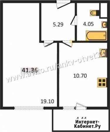 1-комнатная квартира, 41.4 м², 10/10 эт. на продажу во Владимире Владимир