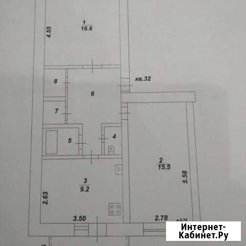 2-комнатная квартира, 55.1 м², 1/5 эт. на продажу в Тимашевске Тимашевск - изображение 1