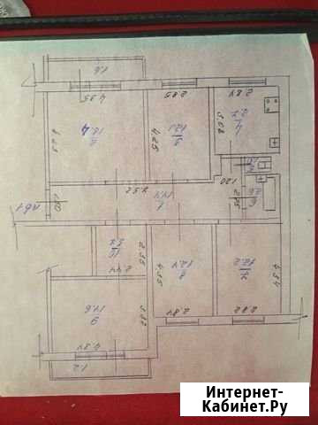 5-комнатная квартира, 104.9 м², 1/10 эт. на продажу в Чите Чита - изображение 1