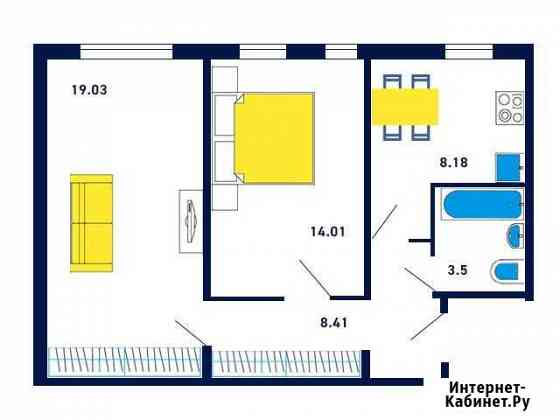 2-комнатная квартира, 53.2 м², 1/12 эт. на продажу в Петрозаводске Петрозаводск