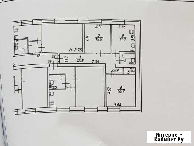 2-комнатная квартира, 57 м², 3/3 эт. на продажу в Печоре Печора - изображение 1