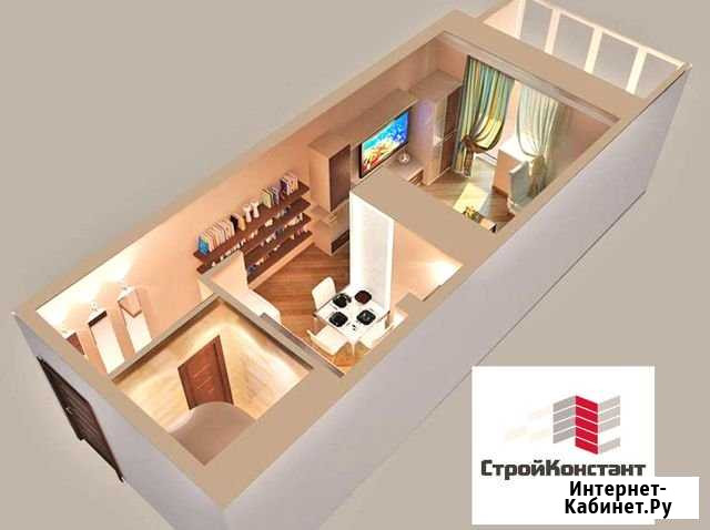 Квартира-студия, 32.1 м², 5/13 эт. на продажу в Пушкине Пушкин - изображение 1