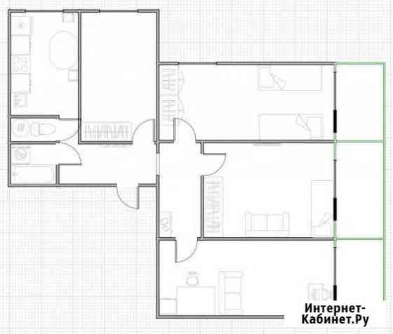 4-комнатная квартира, 78 м², 4/9 эт. на продажу в Барнауле Барнаул