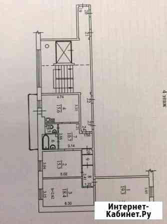3-комнатная квартира, 90 м², 4/10 эт. на продажу в Иркутске Иркутск